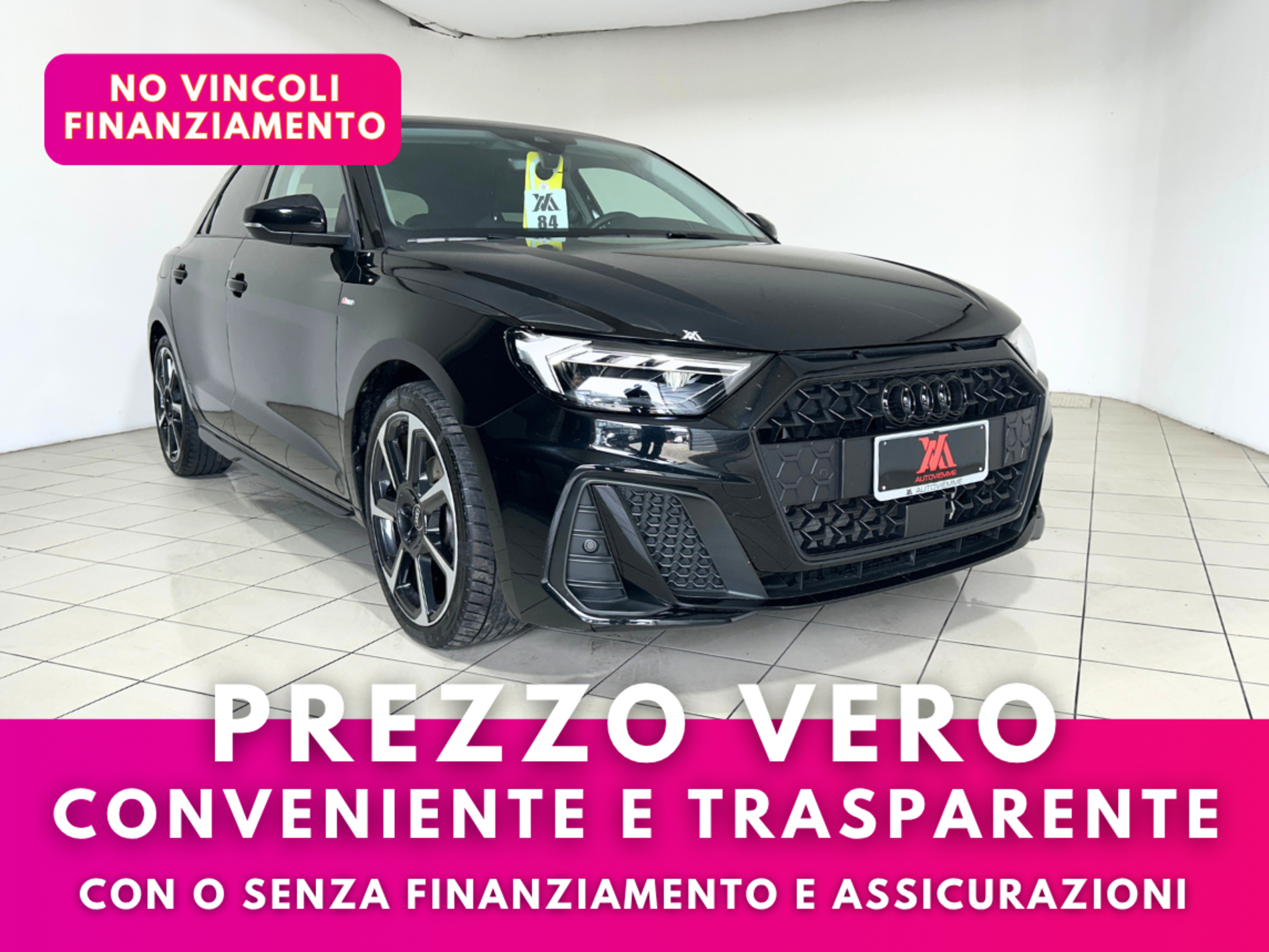 Audi A1 Sportback 30 1.0 tfsi Identity Black 116 cv   - Autoviemme