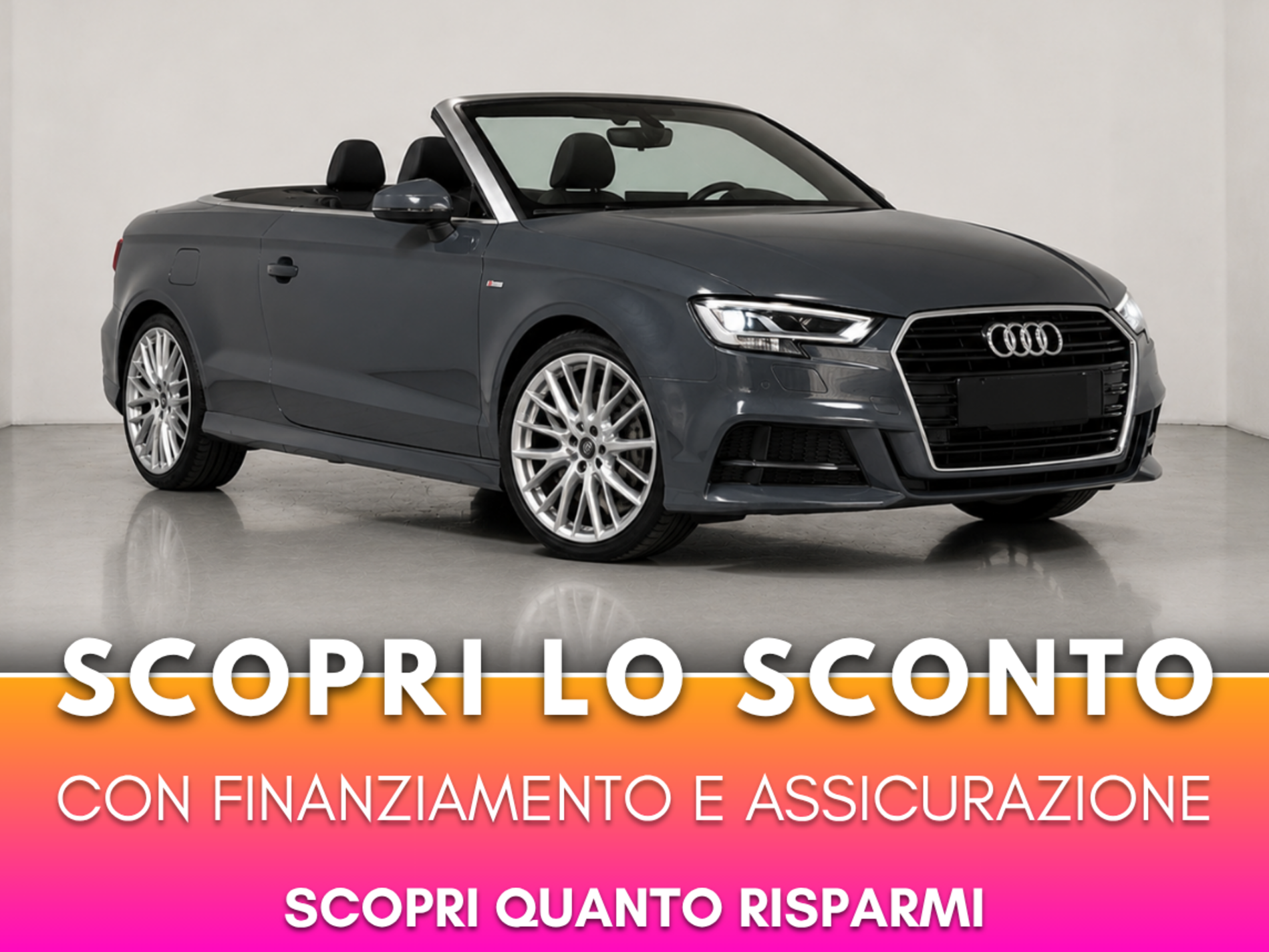 Audi A3 Cabrio 40 2.0 tfsi Sport S-Line 190 cv s-tronic - Autoviemme