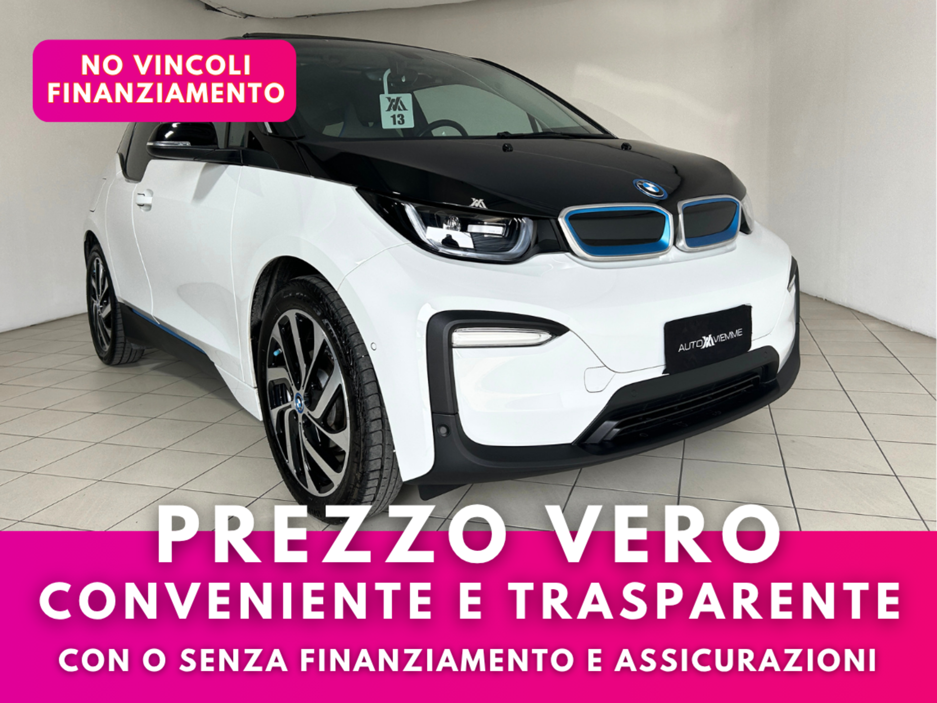BMW i3 120Ah elettrica tetto panoramico - Autoviemme