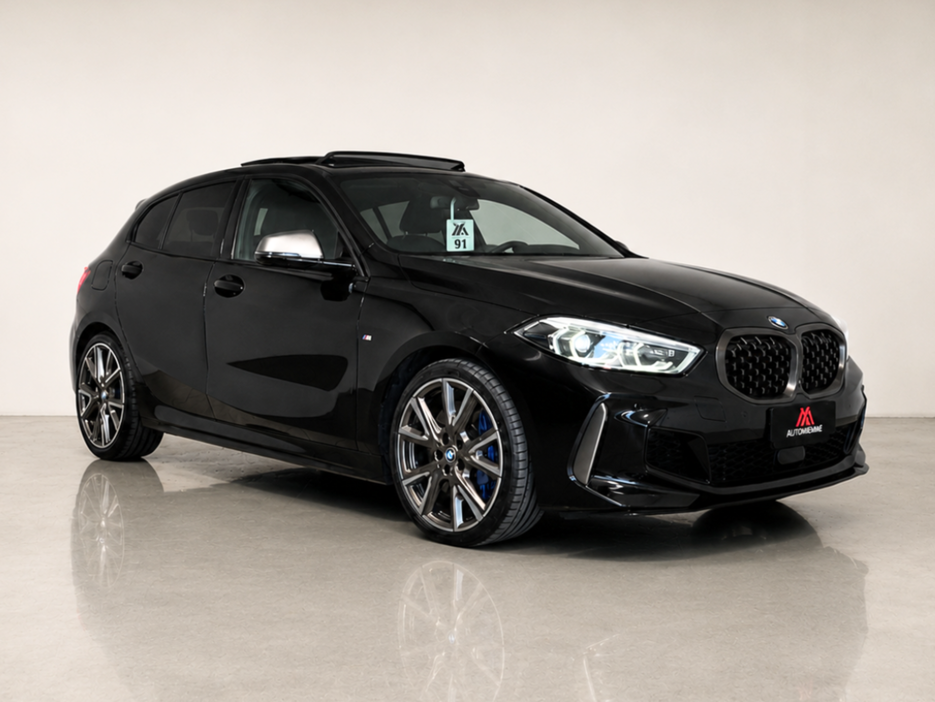Bmw M 135i xdrive automatica tetto apribile interni in pelle cerchi 19 - Autoviemme