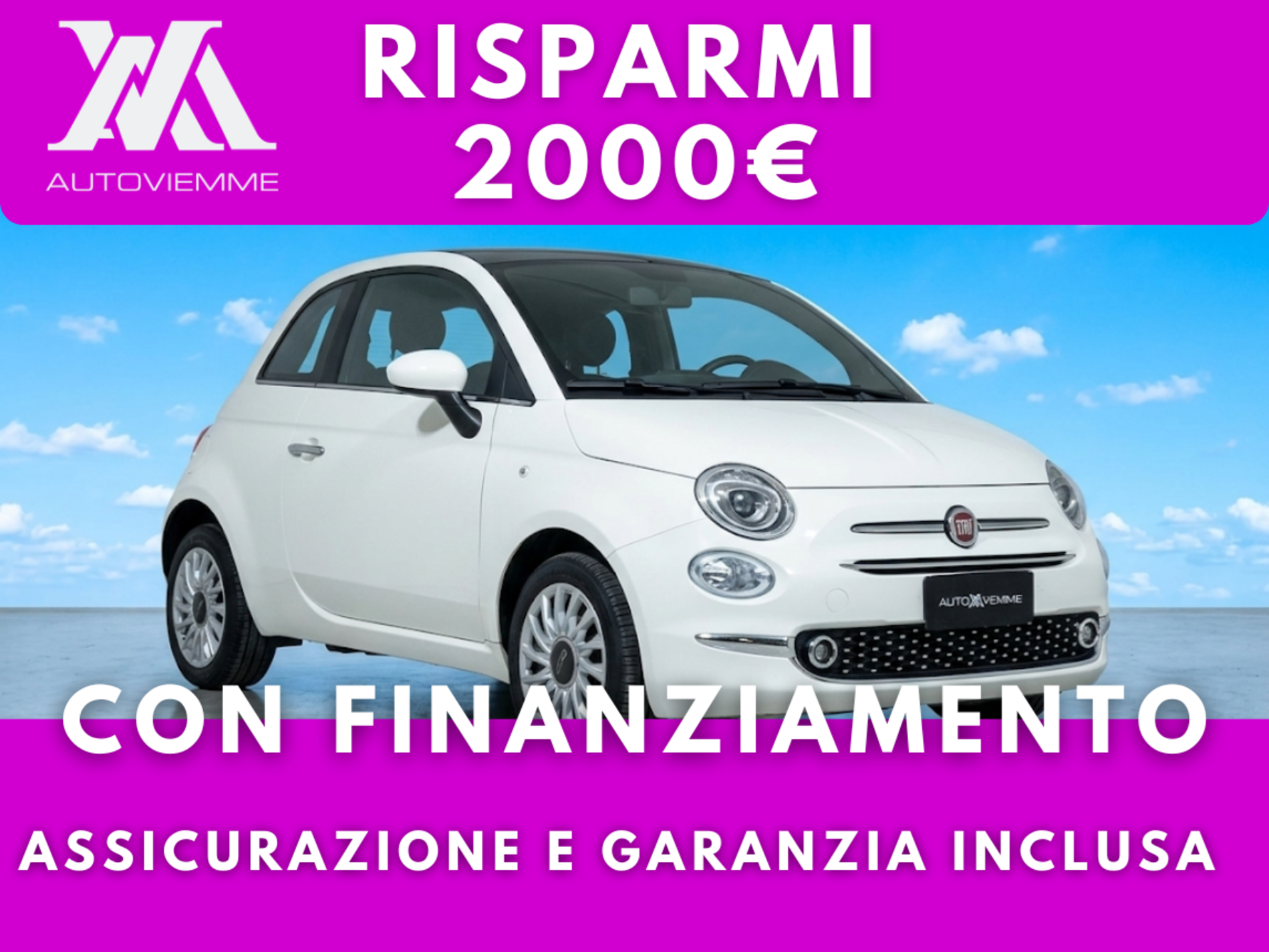 Fiat 500 1.0 Dolcevita hybrid 70cv - Autoviemme