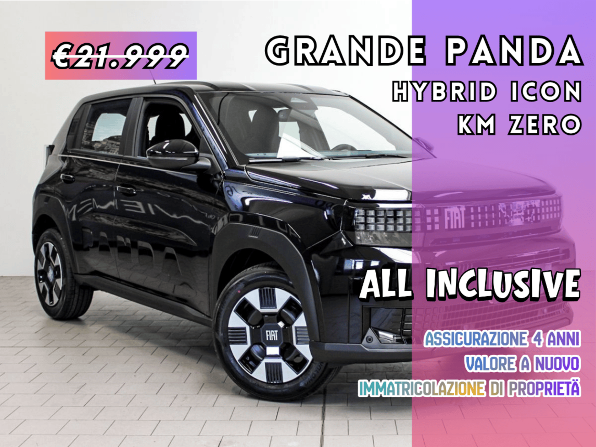 Grande Panda 1.2 Icon 100cv - Autoviemme