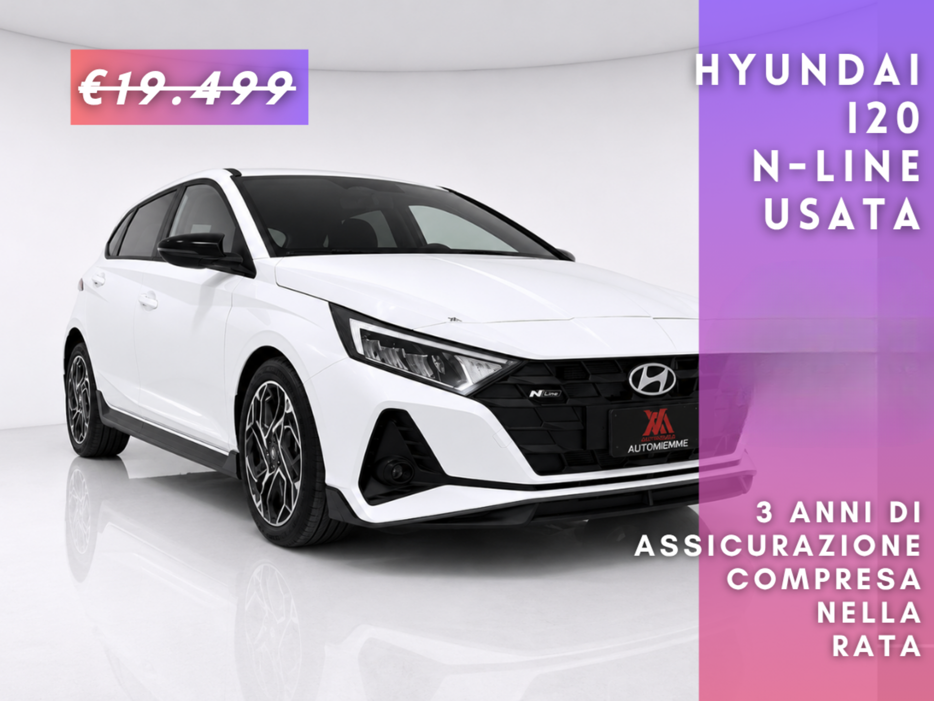 Hyundai i20 1.2 mpi NLine 80 cv cambio manuale - Autoviemme
