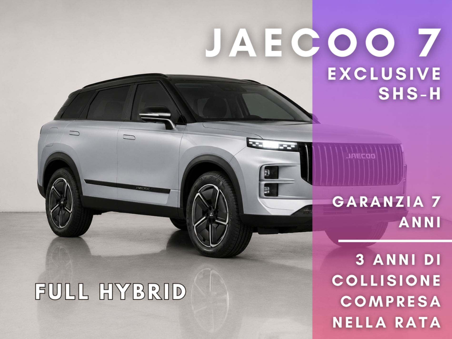 Jaecoo 7 SHS-H Exclusive - Autoviemme
