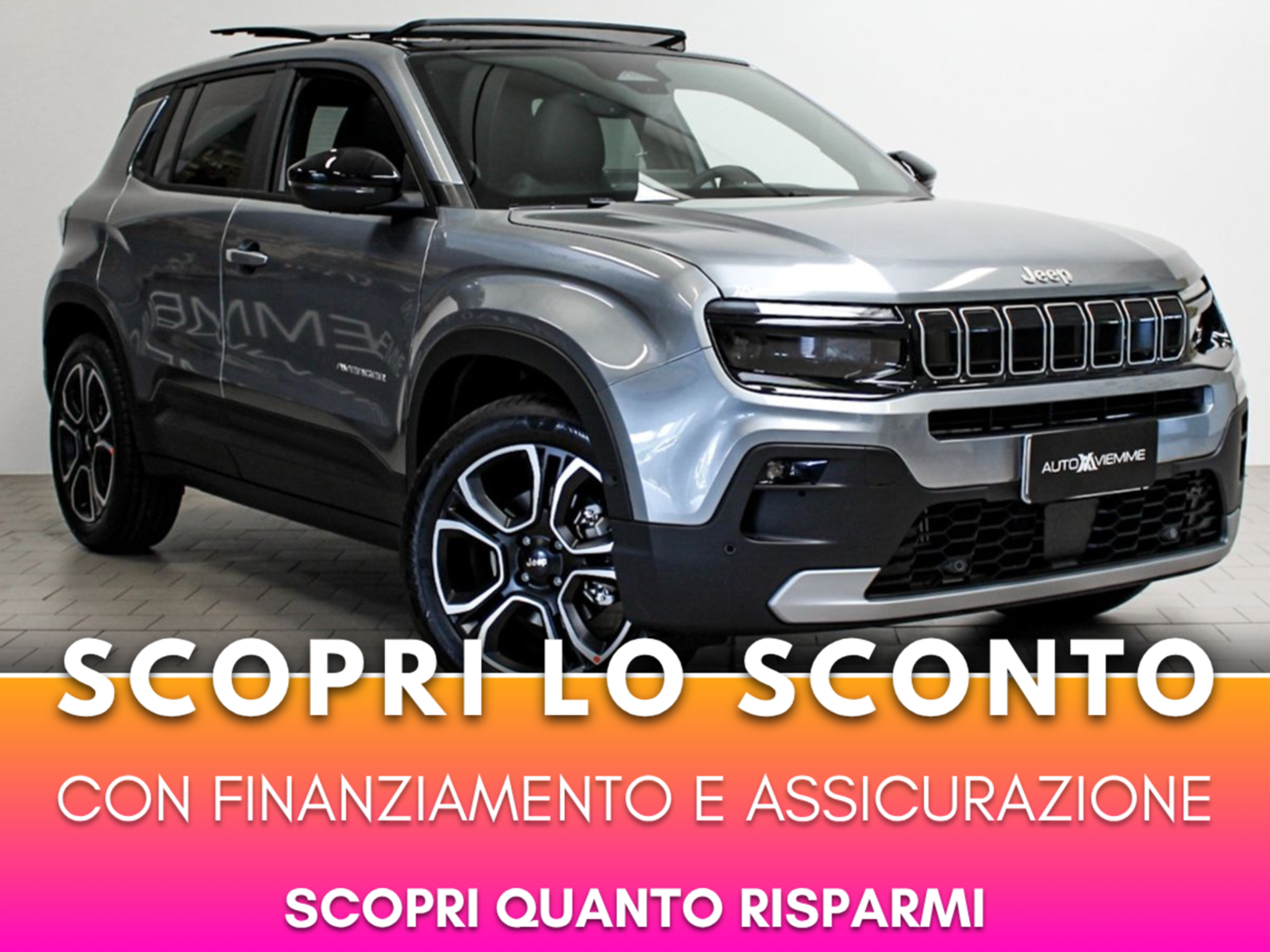 Jeep Avenger 1.2 turbo e-hybrid Summit 110cv edct6  - TETTO APRIBILE - Autoviemme
