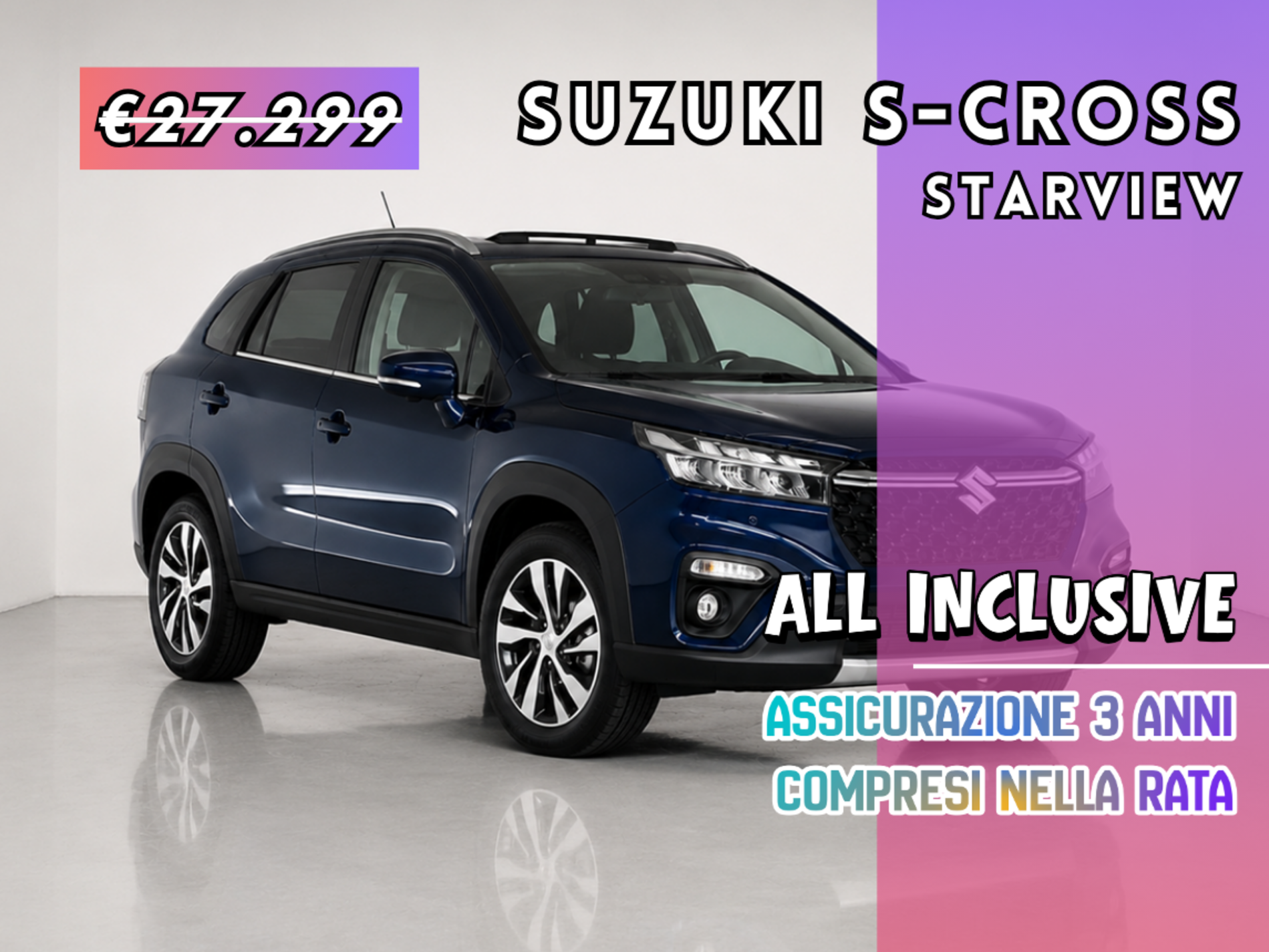 Suzuki S-Cross Starview 4wd 1.5 hybrid 140v  allgrip automatica - Autoviemme