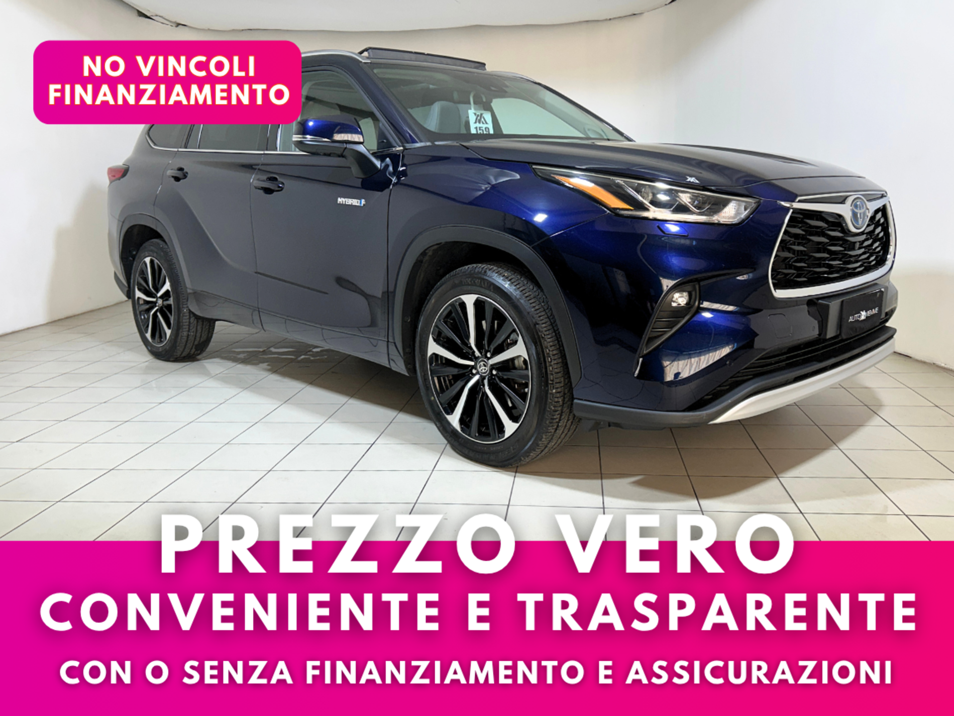 Toyota Highlander 2.5h Executive tetto apribile 7 posti impianto JBL - Autoviemme