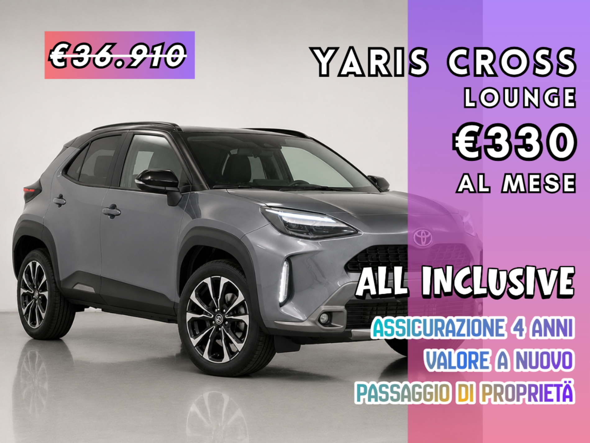 Yaris Cross 1.5h Lounge fwd 130cv e-cvt - Autoviemme