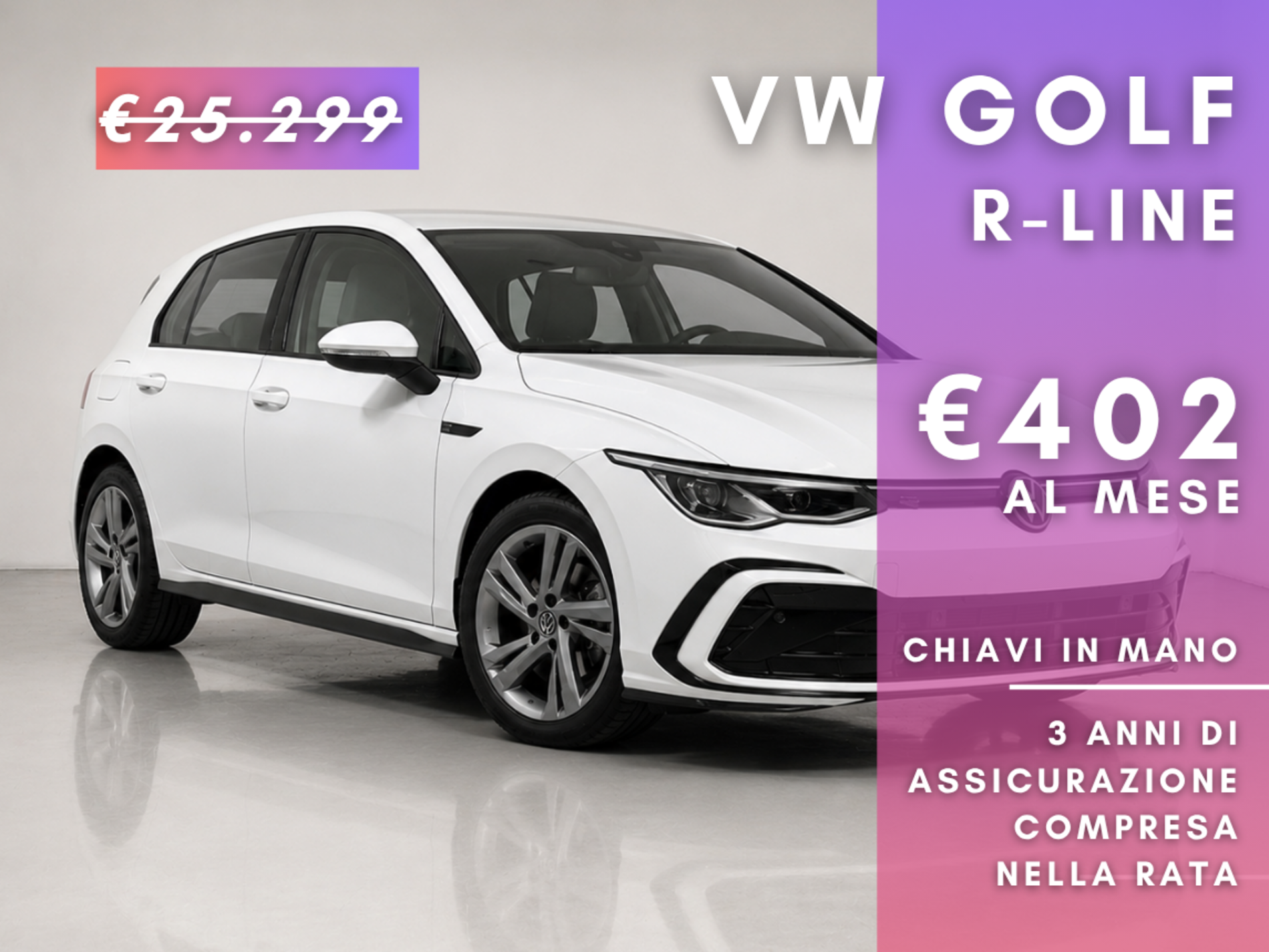 Volkswagen Golf 1.5 etsi evo R-Line 130 cv dsg - Autoviemme