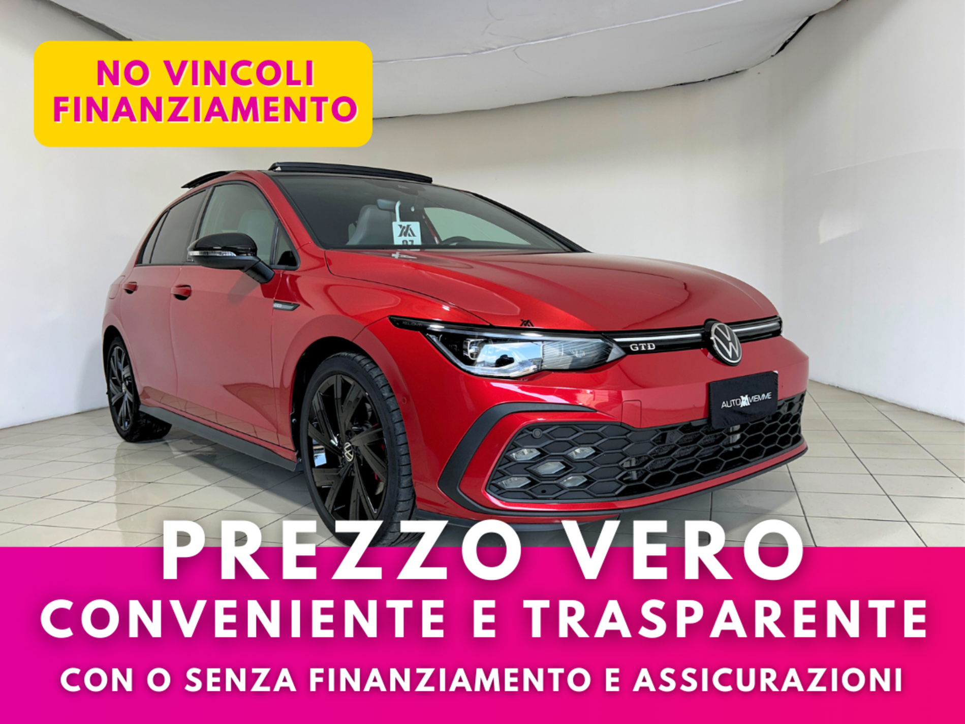 Vw Golf GTD 200 cv dsg tetto apribile - Autoviemme