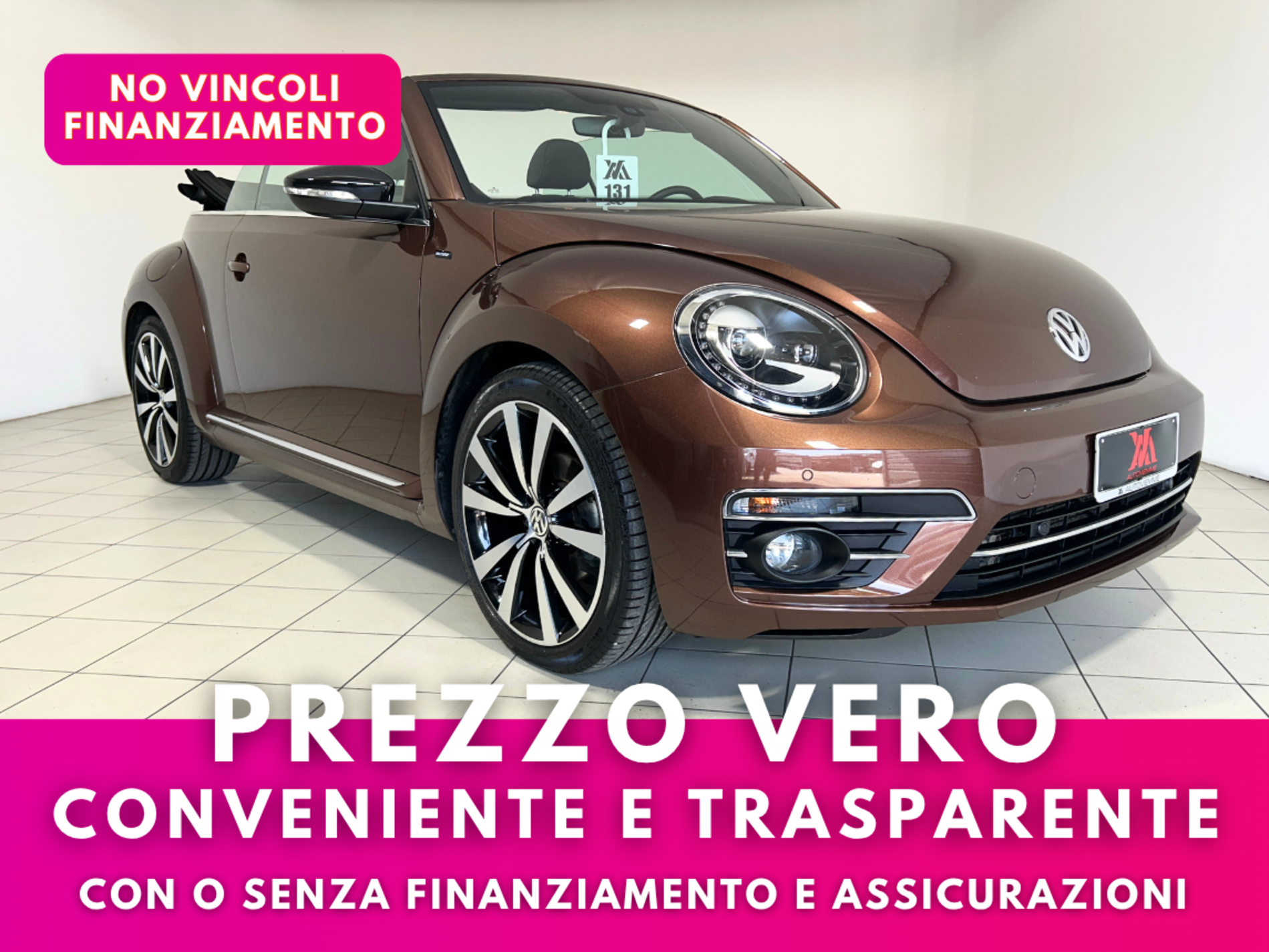 Volkswagen Maggiolino cabrio All Star 1.4 DSG benzina 150 cv - Autoviemme