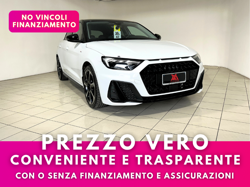 AUDI A1 Sportback A1 Sportback 30 1.0 tfsi Identity Black 116cv s-tronic - Autoviemme