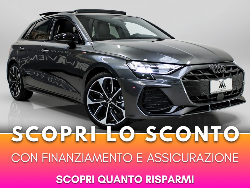 AUDI A3 A3 Sportback 1.5 tfsi mhev S line edition 150cv s-tronic - Autoviemme