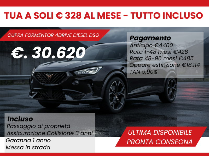 CUPRA Formentor 2.0 TDI 4Drive - Autoviemme