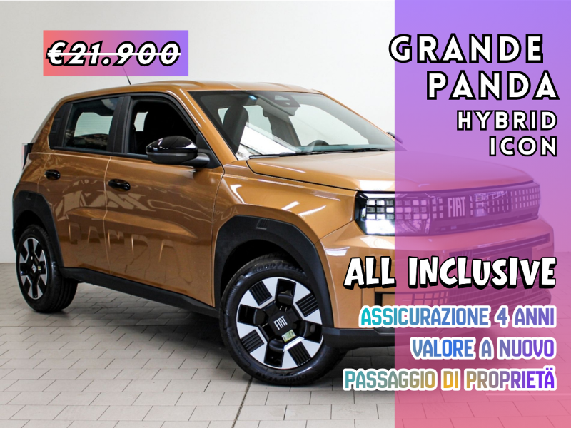 FIAT Grande Panda Grande Panda 1.2 hybrid Icon 110cv edct - Autoviemme