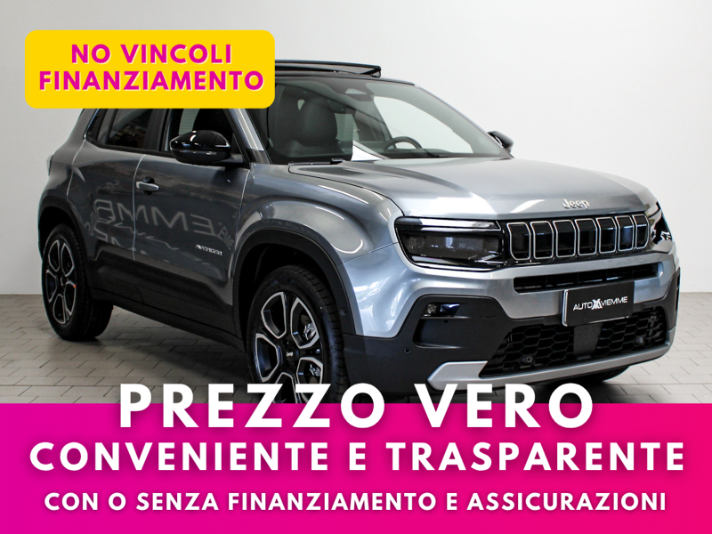 JEEP Avenger Avenger 1.2 turbo e-hybrid mhev Summit fwd 110cv edct6 - Autoviemme