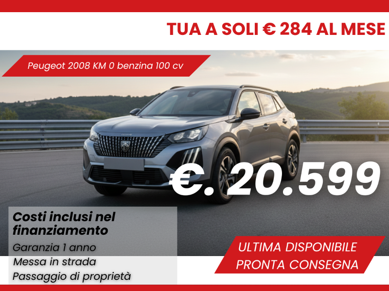 PEUGEOT 2008 2008 1.2 puretech Allure s&s 100cv - Autoviemme